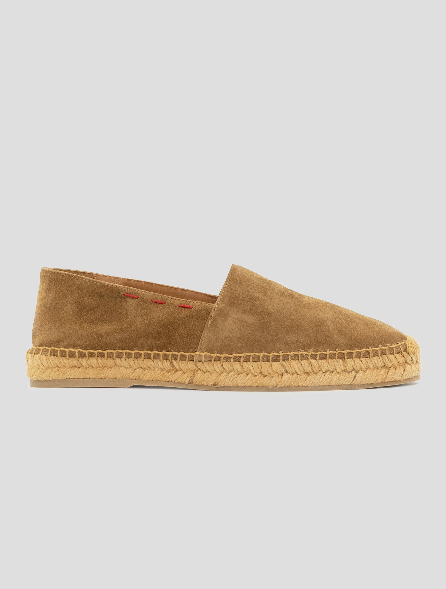 Kiton Beige Leather Suede Espadrillas