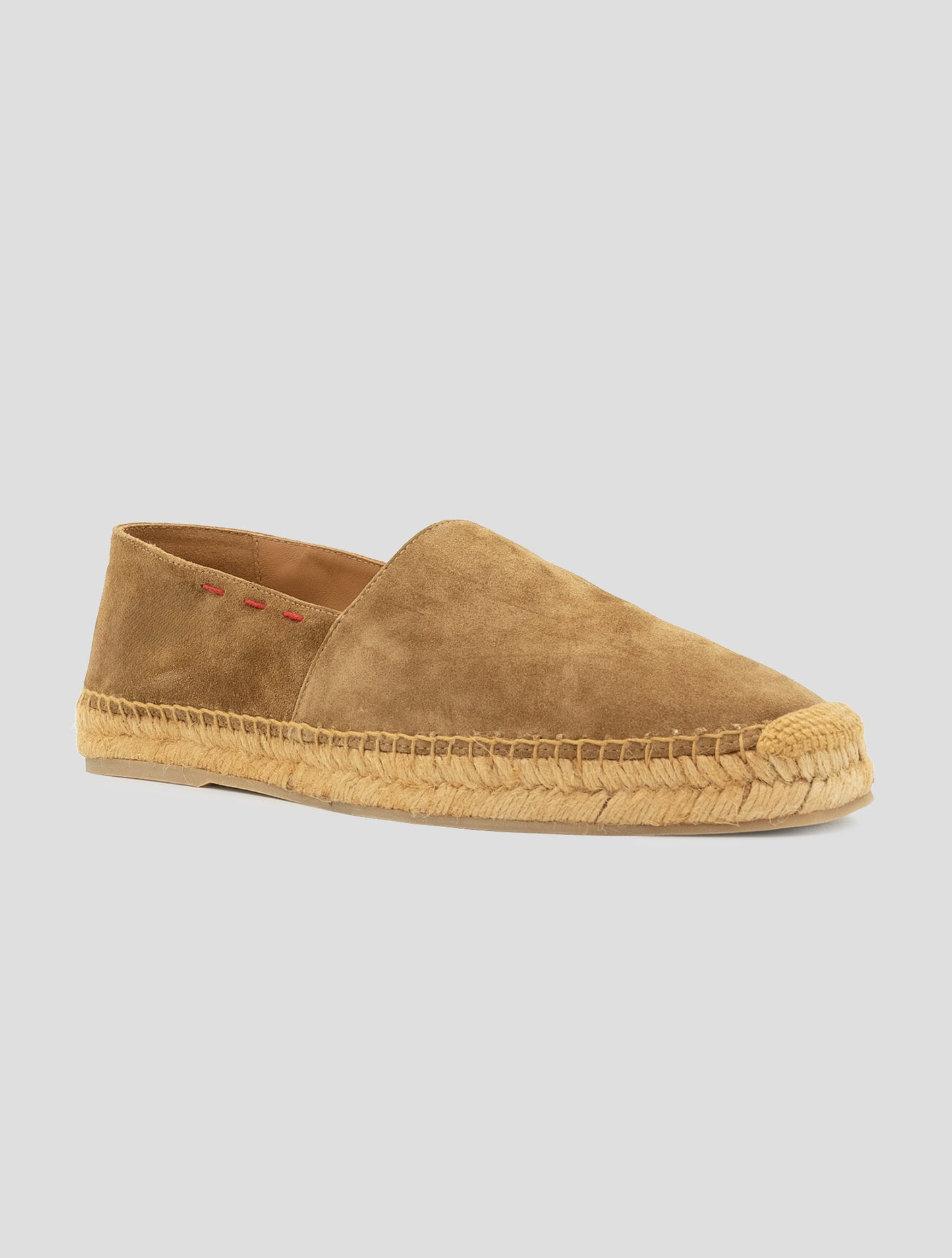 Kiton Beige Leather Suede Espadrillas