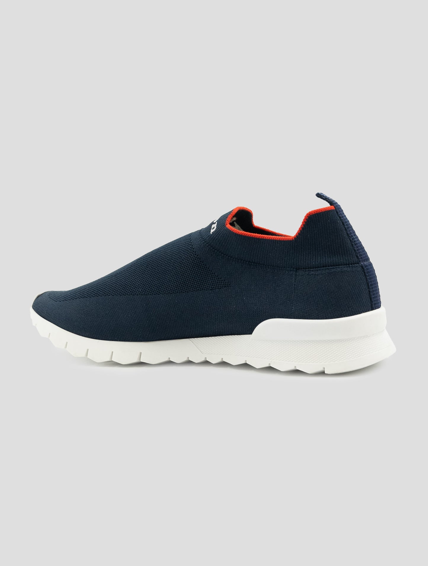 Kiton Blue Cotton Ea Sneakers