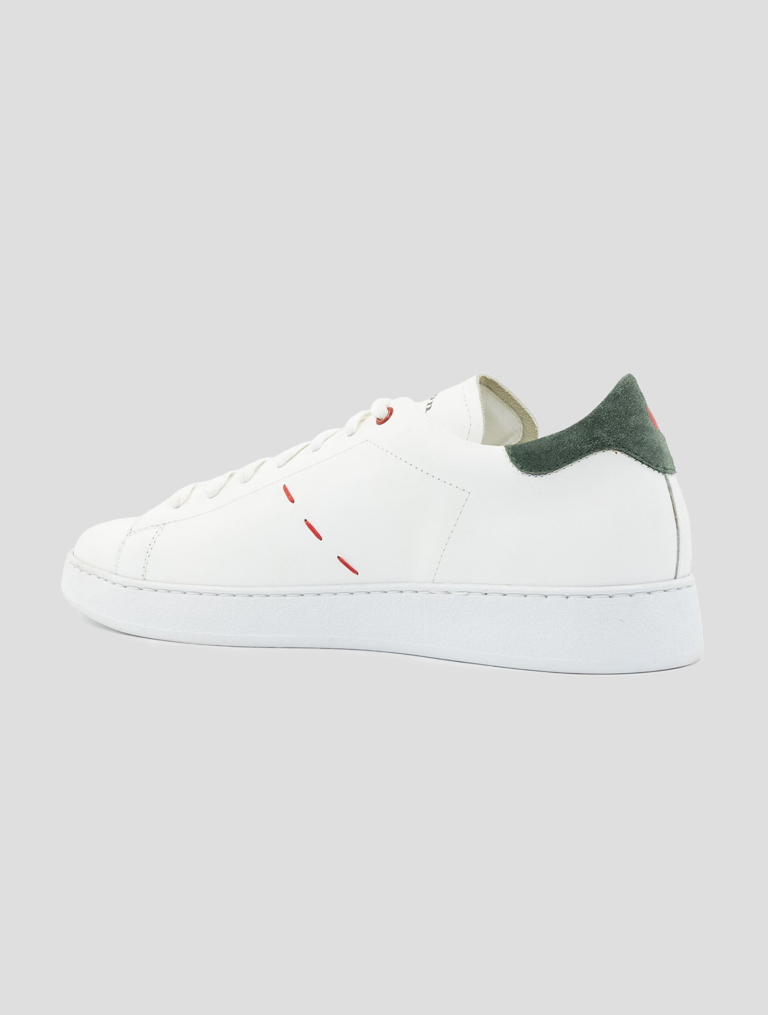 Kiton White Leather Sneakers