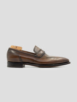 Kiton Brown Leather Dress Shoes