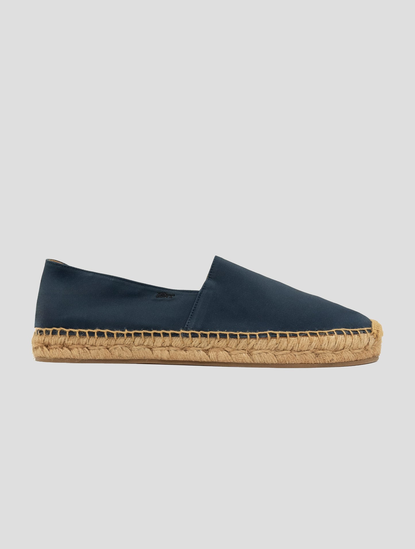 Kiton Blue Navy Cotton Espadrillas