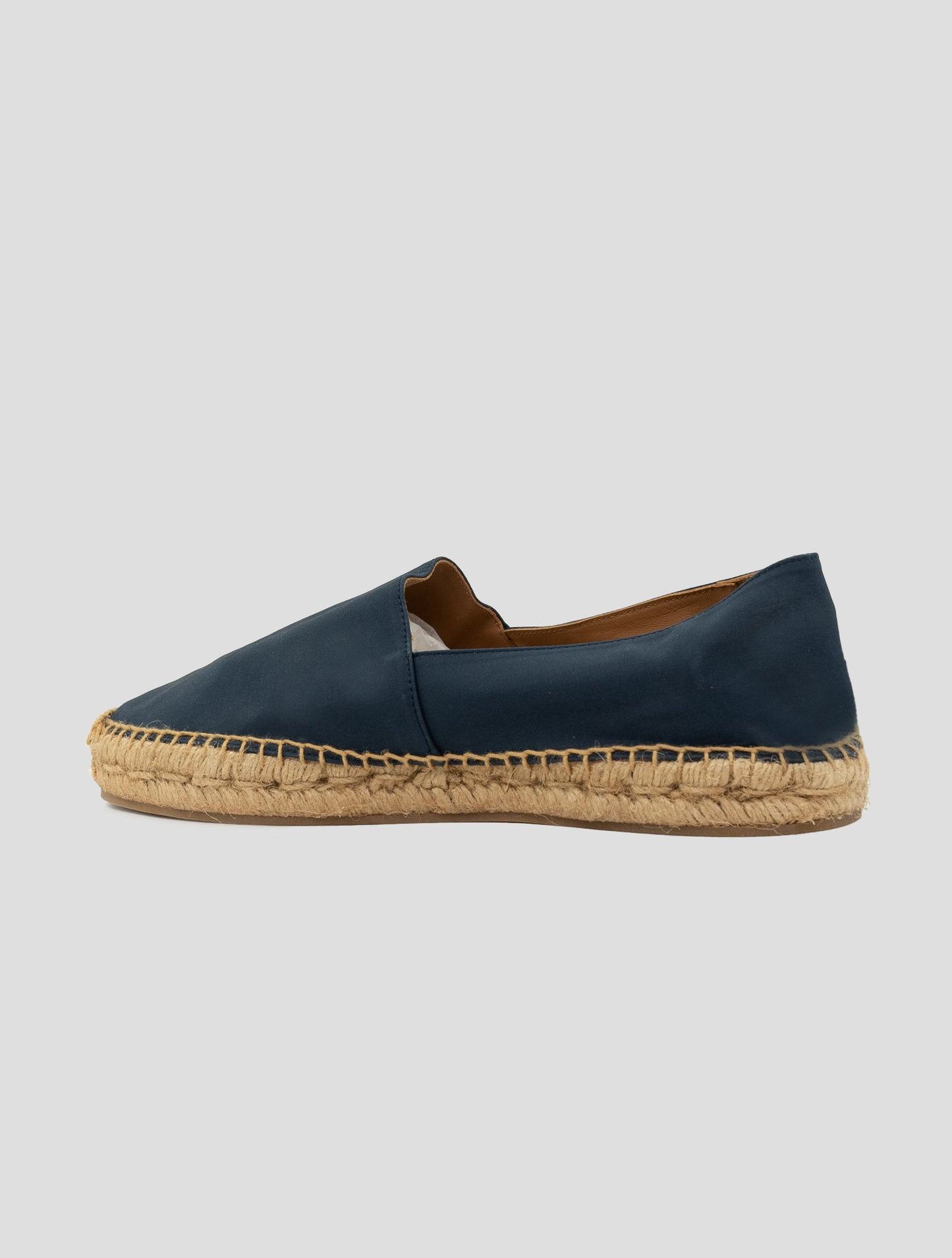 Kiton Blue Navy Cotton Espadrillas