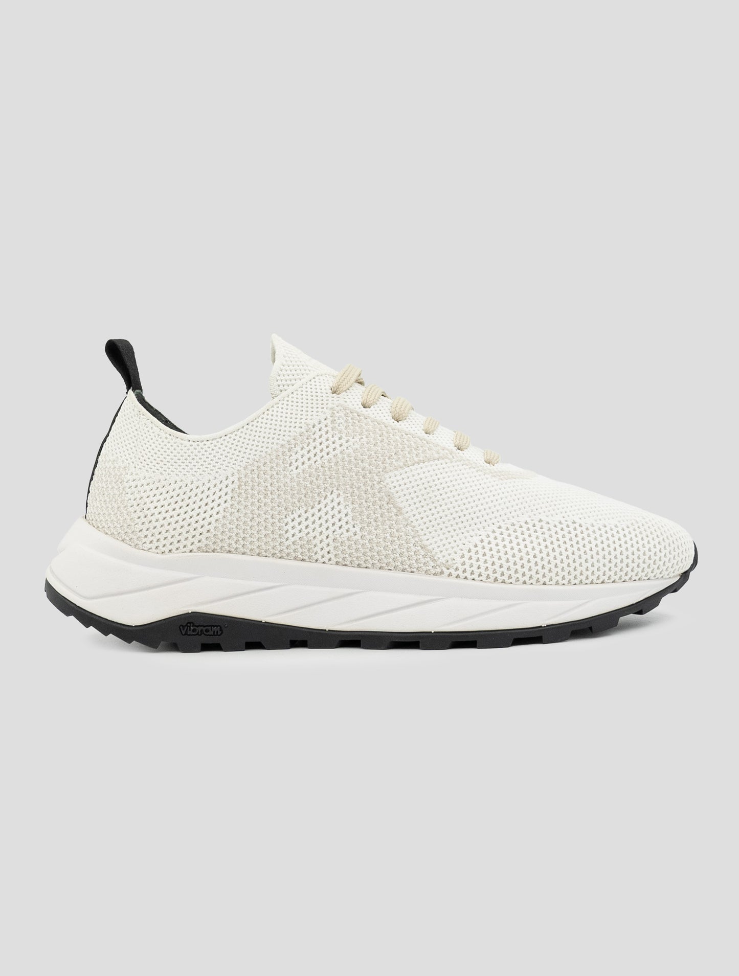 Kiton White Pl Tpu Wool Sneakers