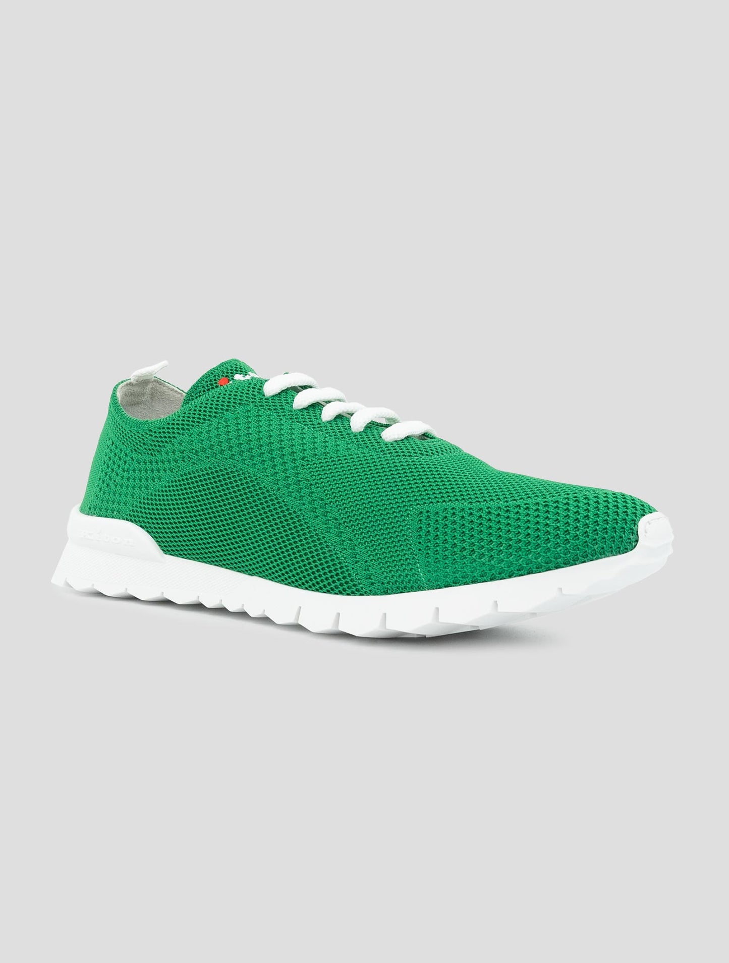 Kiton Green Cotton Ea Sneakers