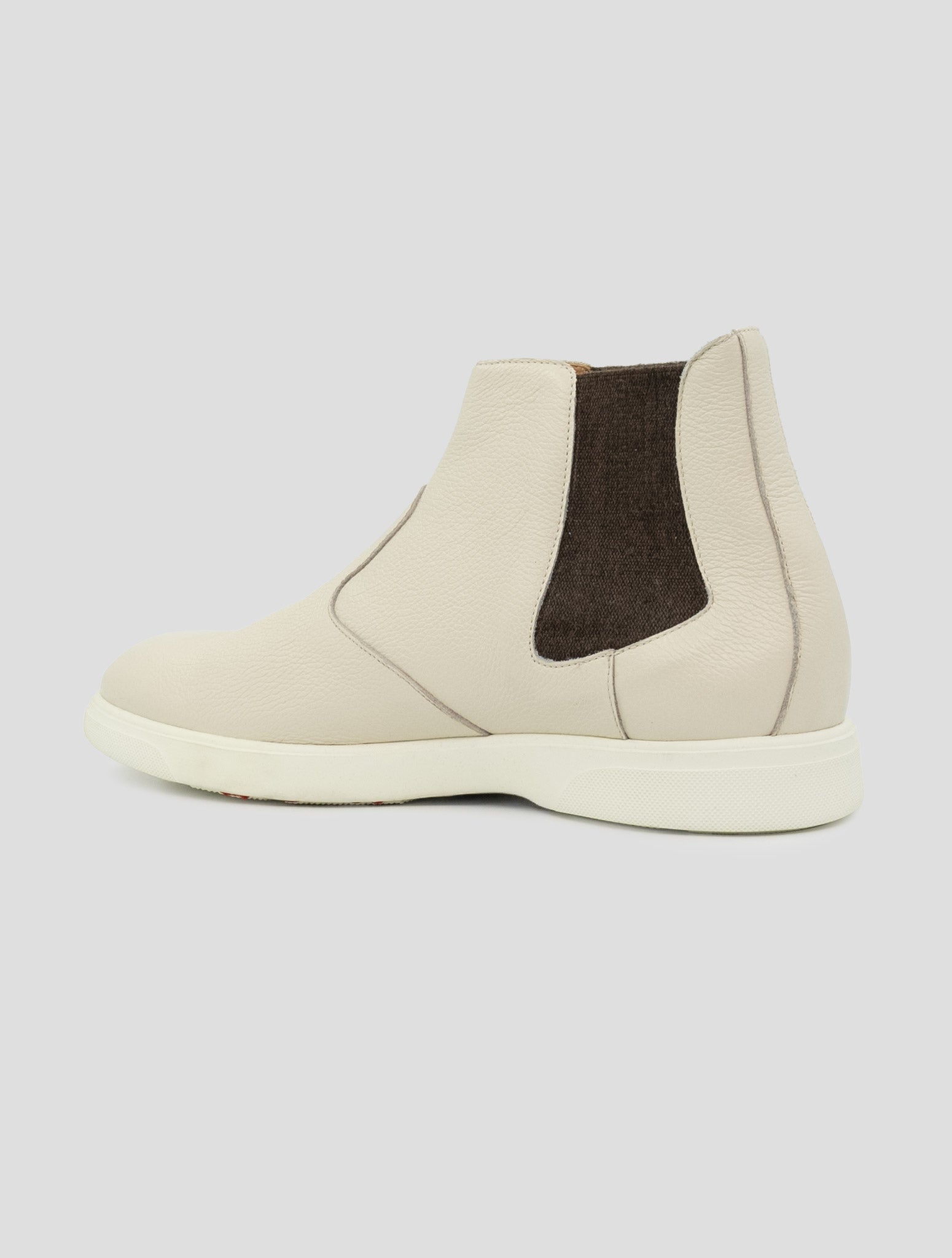 Kiton Beige Leather Boots