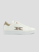Kiton White Leather White