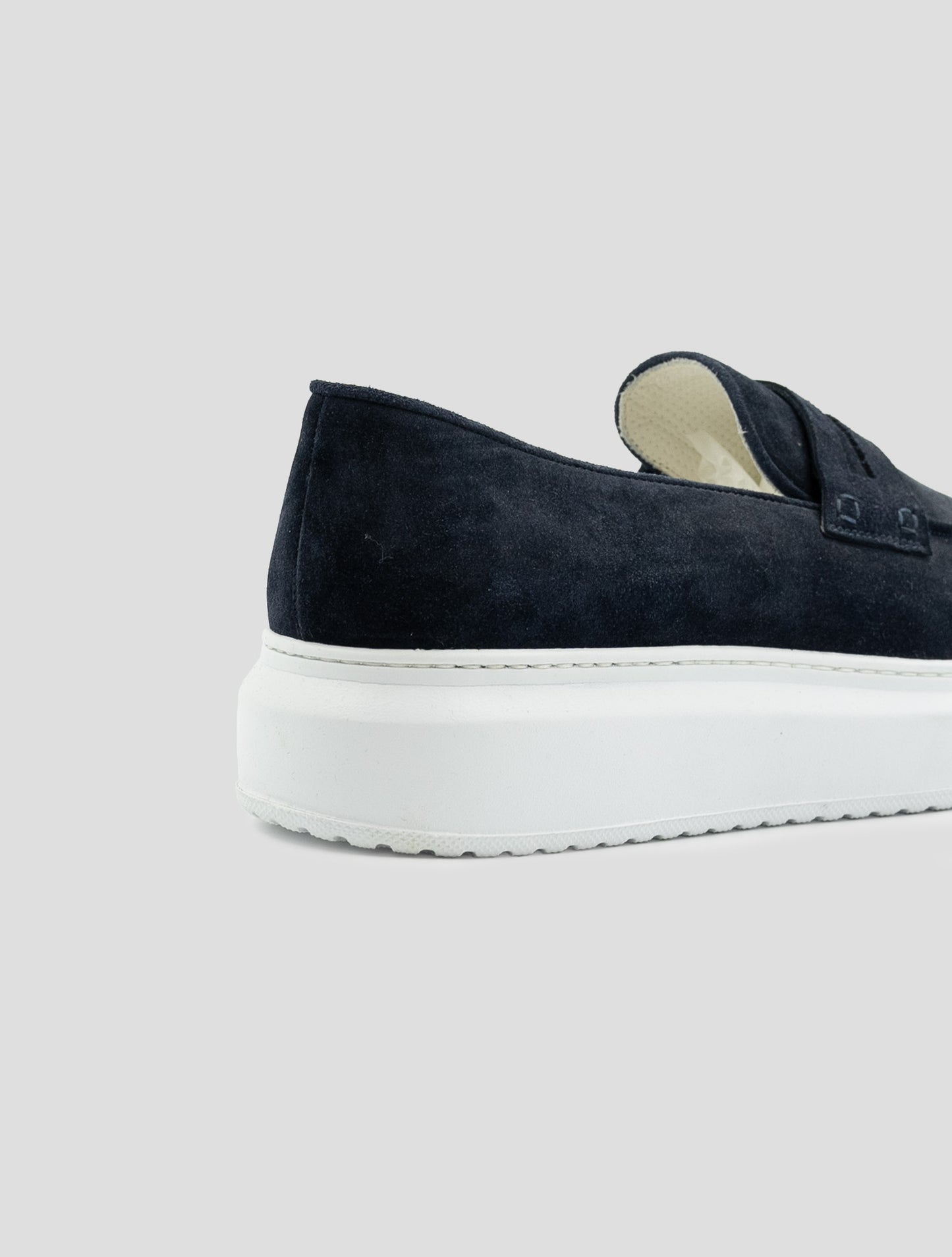Kiton Light Blue Leather Suede Sneakers