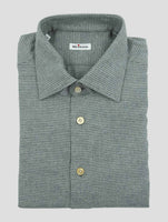 Kiton Gray Cotton Shirt