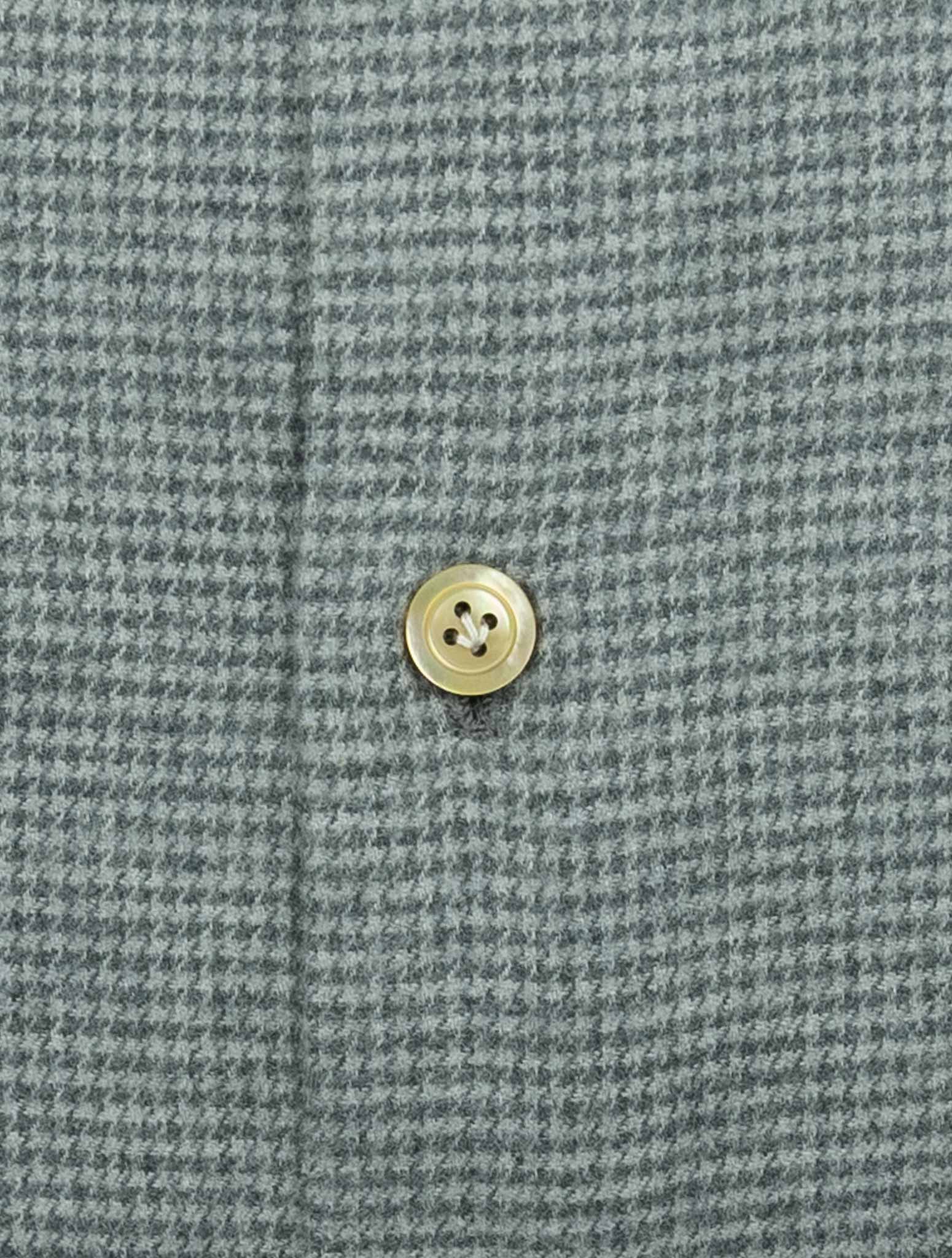 Kiton Gray Cotton Shirt
