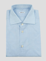 Kiton Light Blue Cotton Shirt