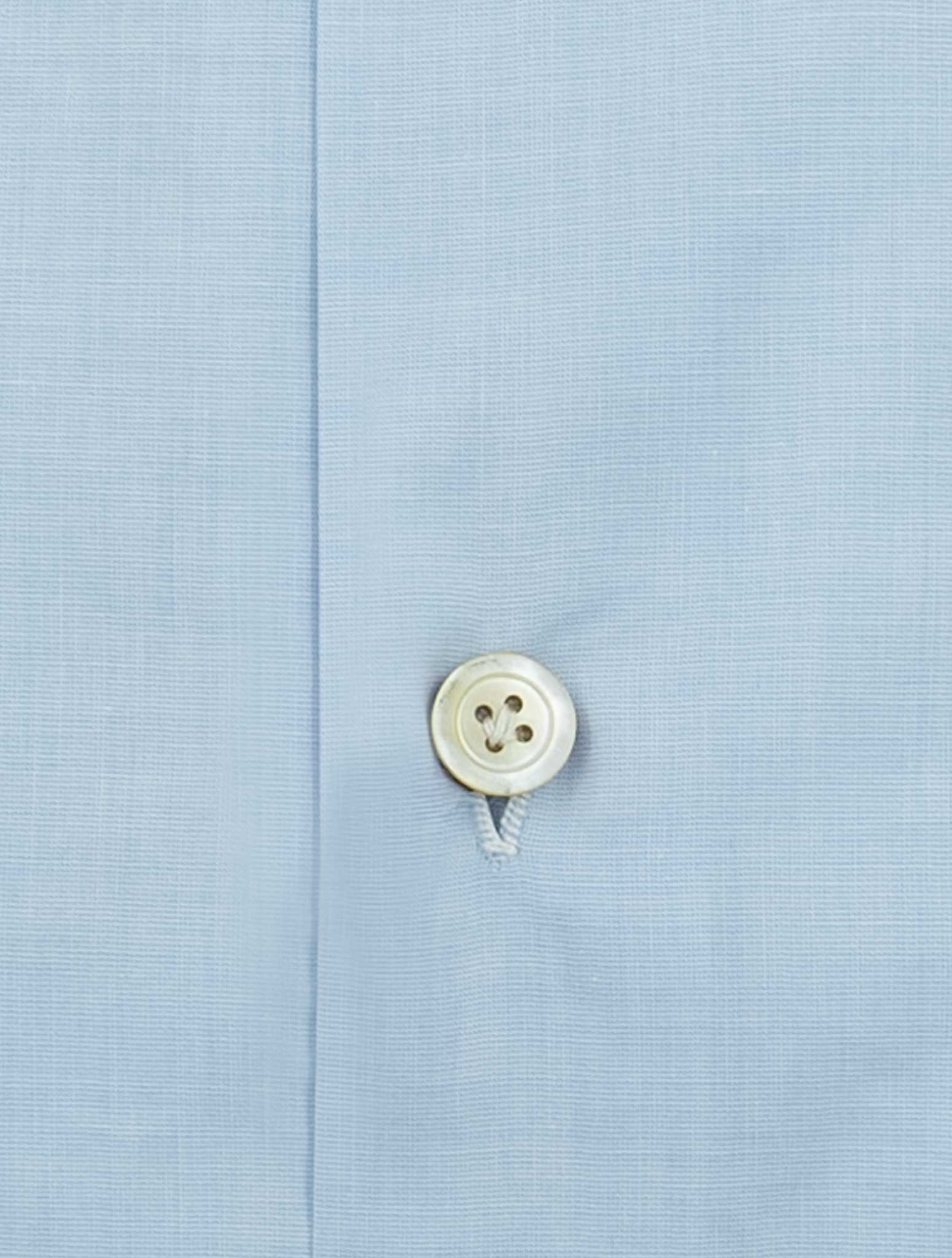 Kiton Light Blue Cotton Shirt