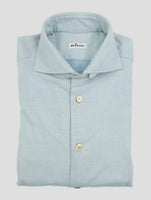Kiton Light Blue Cotton Shirt