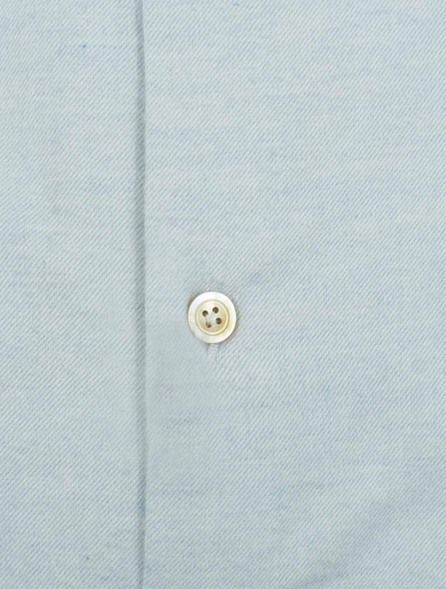 Kiton Light Blue Cotton Shirt