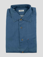 Kiton Denim Cotton Shirt