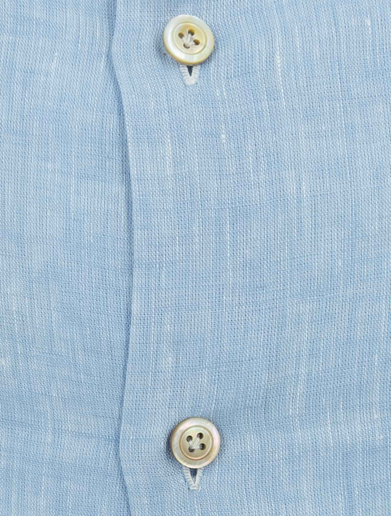 Kiton Light Blue Linen Shirt