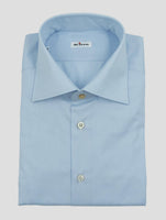 Kiton Light Blue Cotton  Shirt
