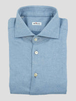 Kiton Light Blue Cotton Shirt