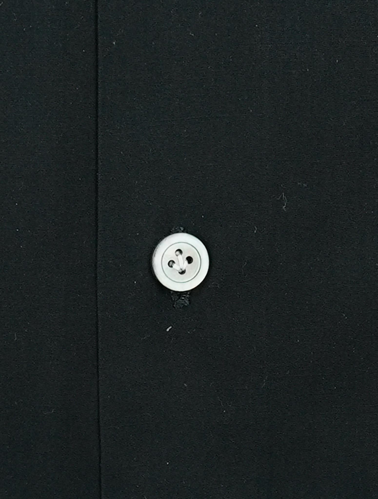 Kiton Black Cotton Shirt
