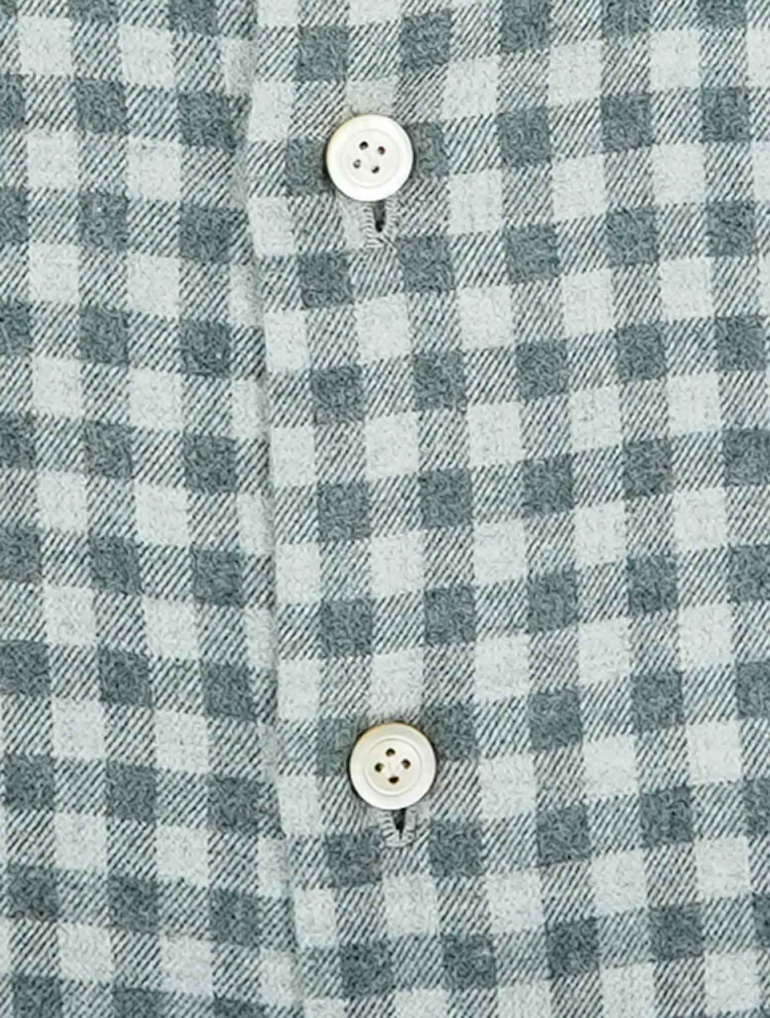 Kiton Gray Cotton Shirt