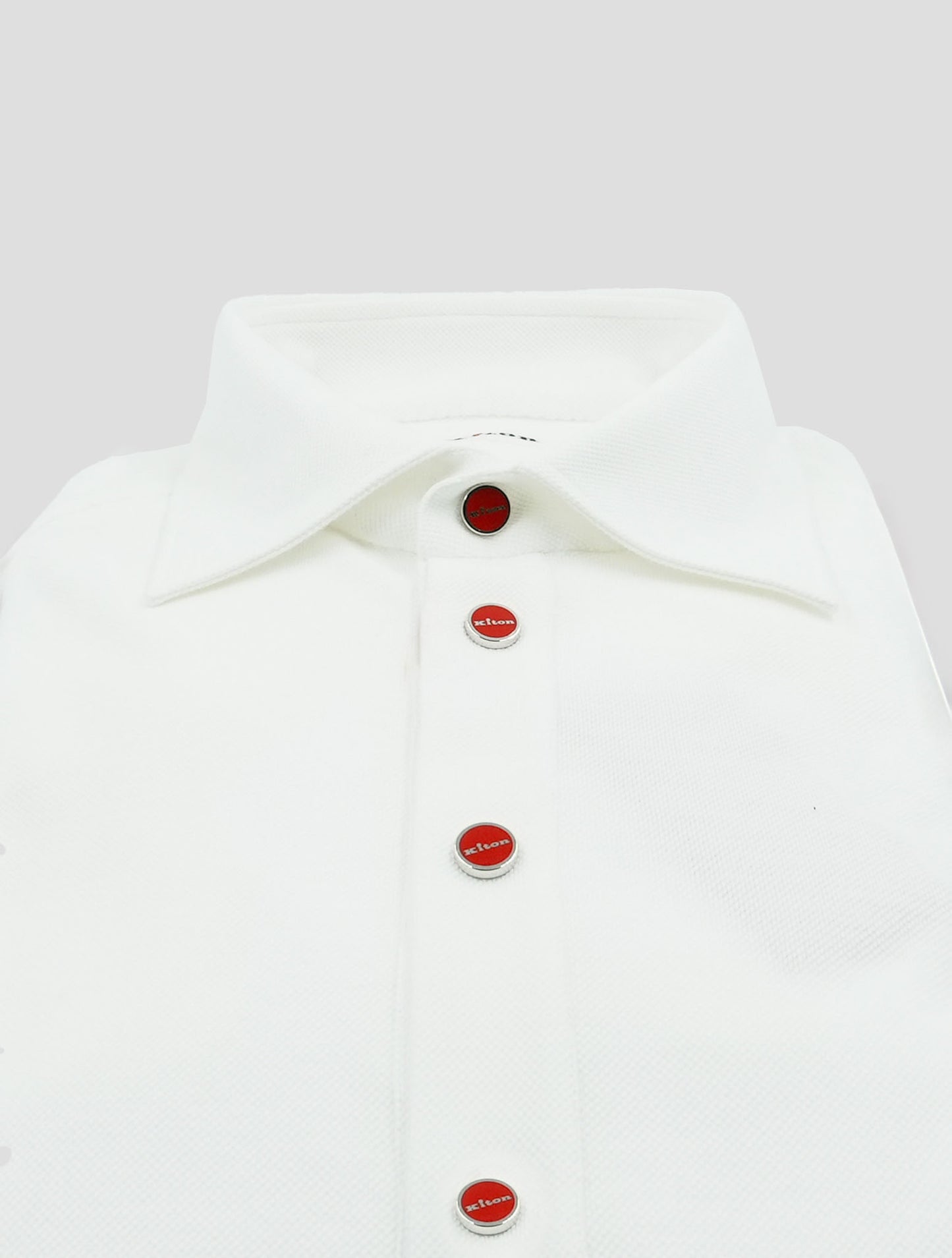 Kiton White Cotton Miami Polo Shirt