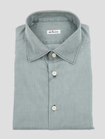 Kiton Gray Cotton Shirt