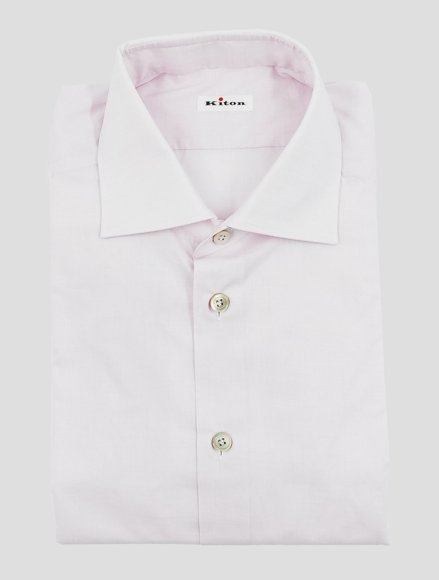Kiton Pink Cotton Shirt