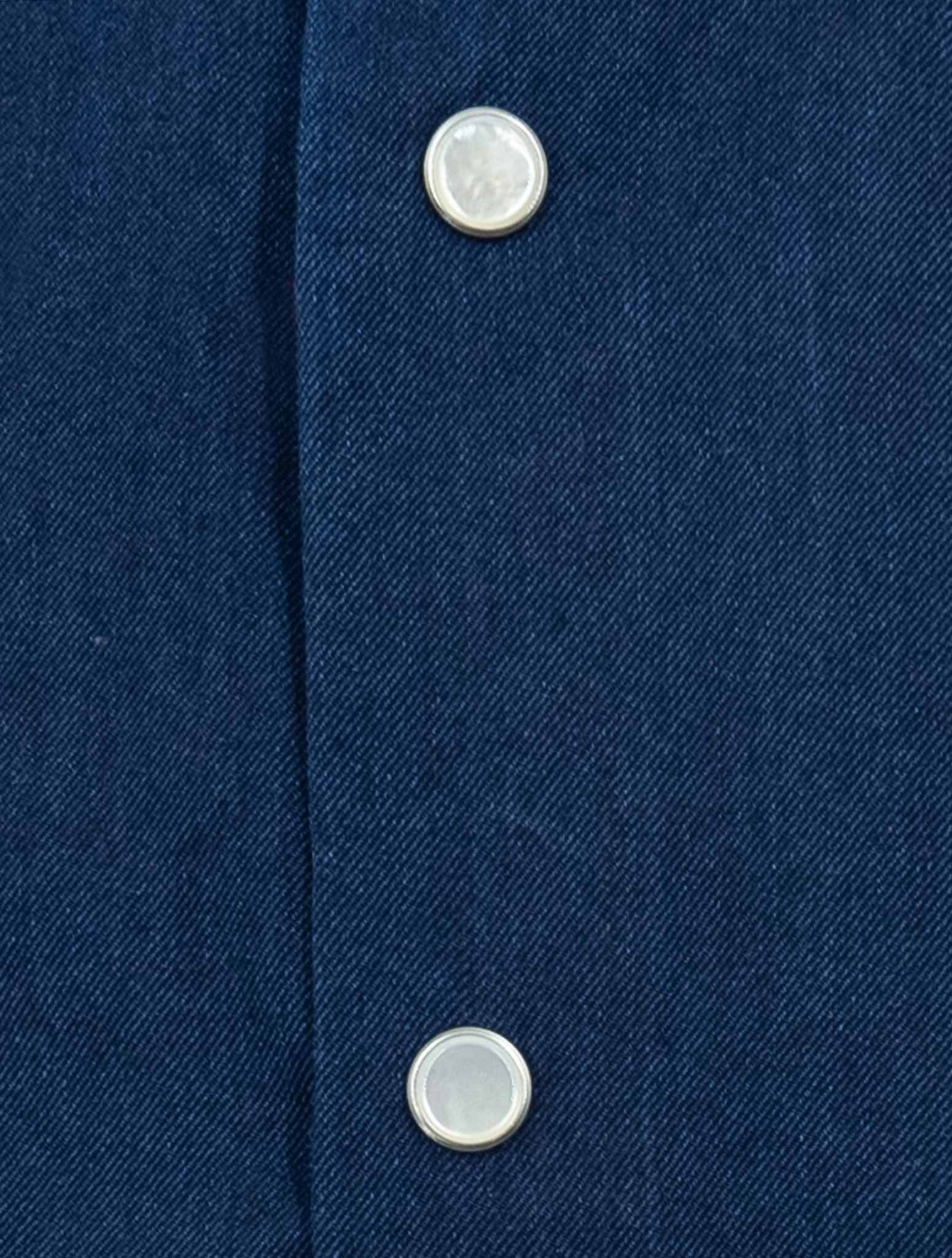 Kiton Denim Cotton Shirt