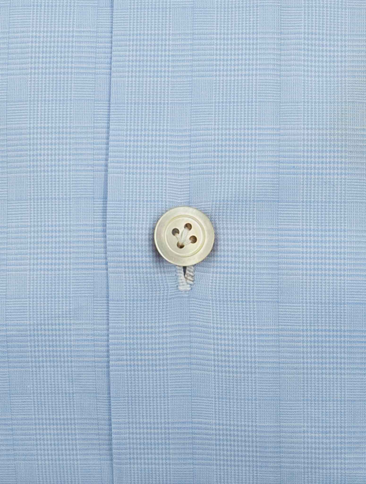 Kiton Light Blue Cotton Shirt