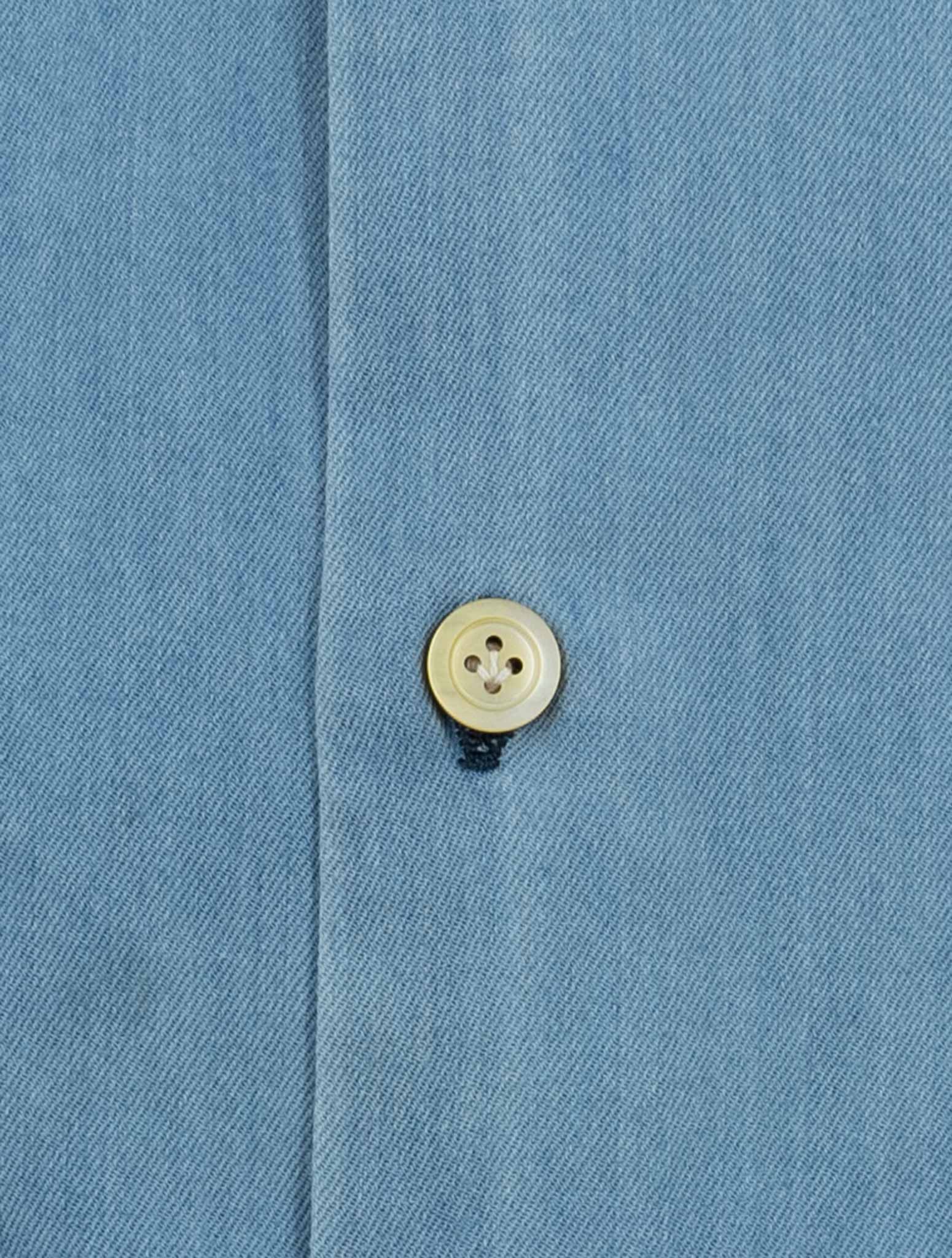 Kiton Light Blue Cotton Shirt