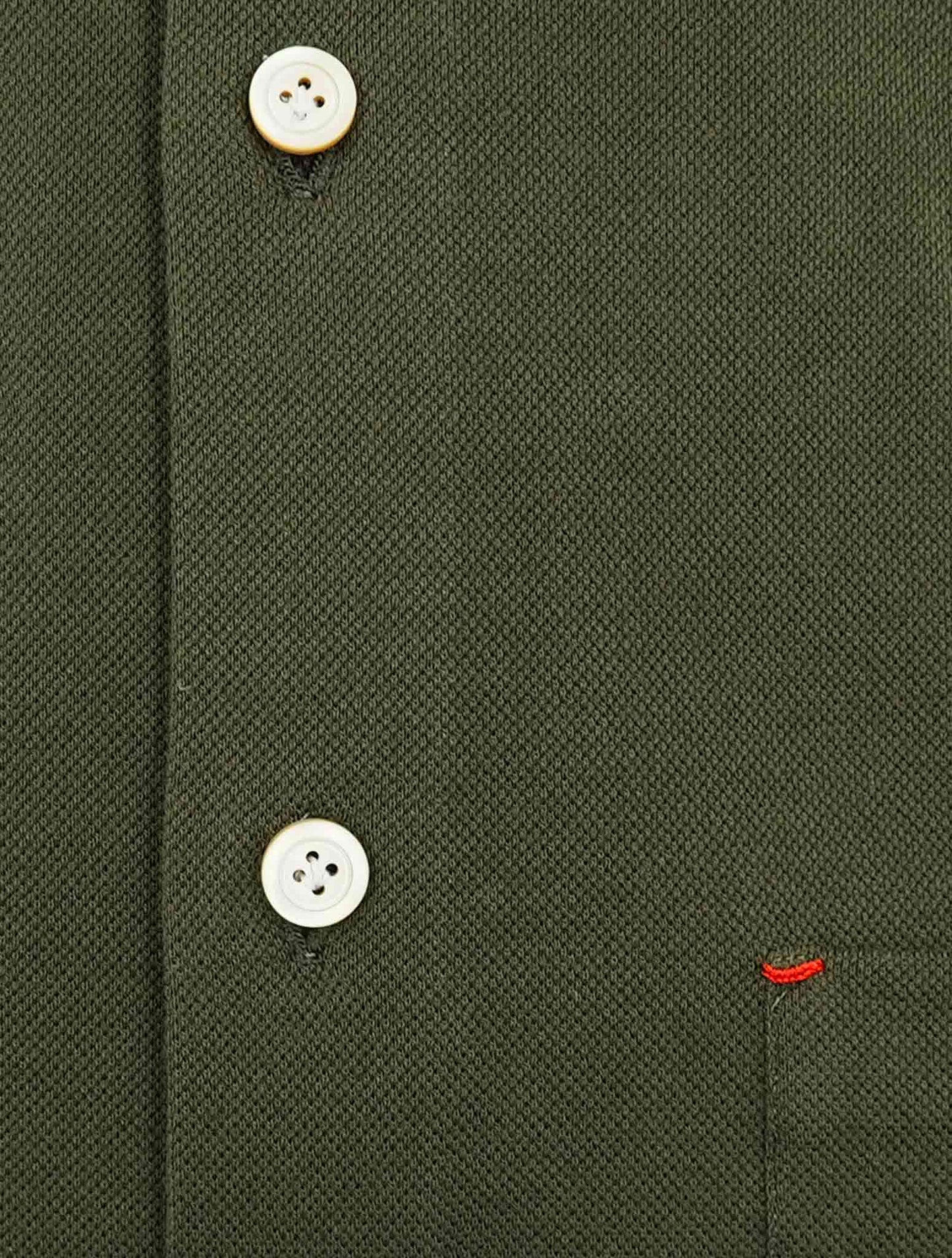 Kiton Green Cotton Shirt