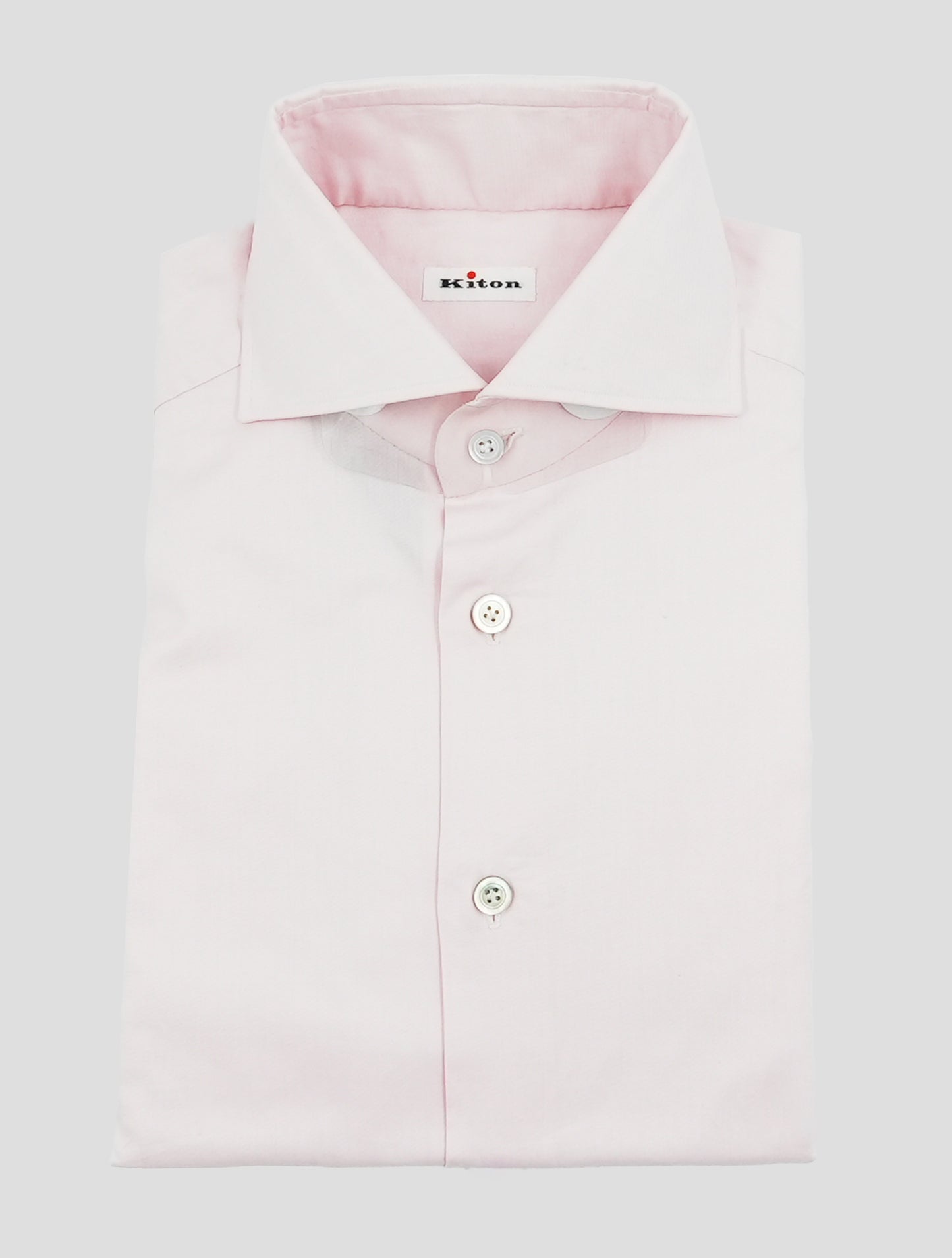 Kiton Pink Cotton Shirt