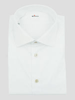 Kiton White Cotton Pa Ea Shirt