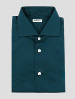 Kiton Blue Cotton Pa Ea Shirt