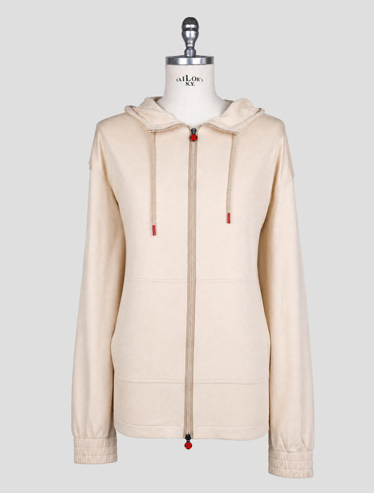 Kiton Beige Cotton Shirt Umbi