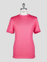 Kiton Knt Pink Cotton T-Shirt