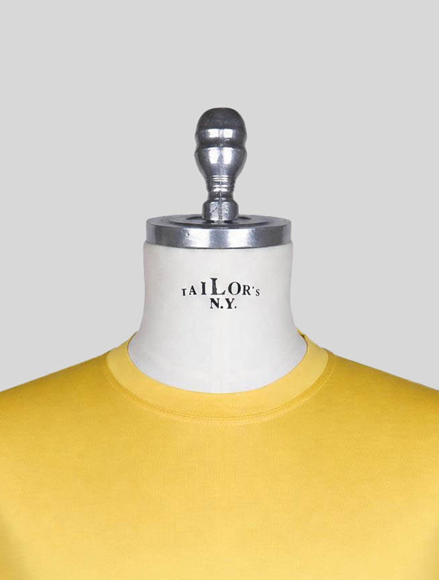 Kiton Yellow Cotton T-Shirt