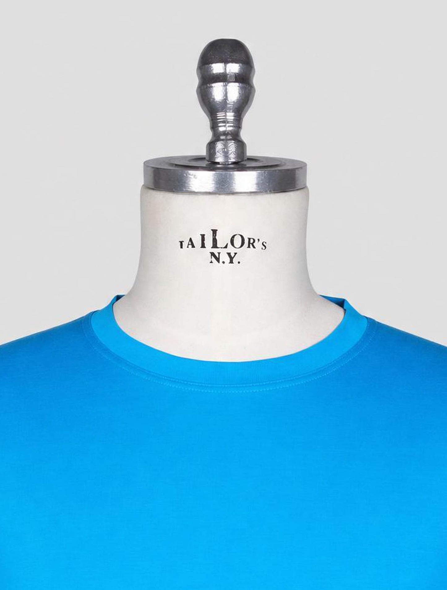 Kiton Light Blue Cotton T-Shirt