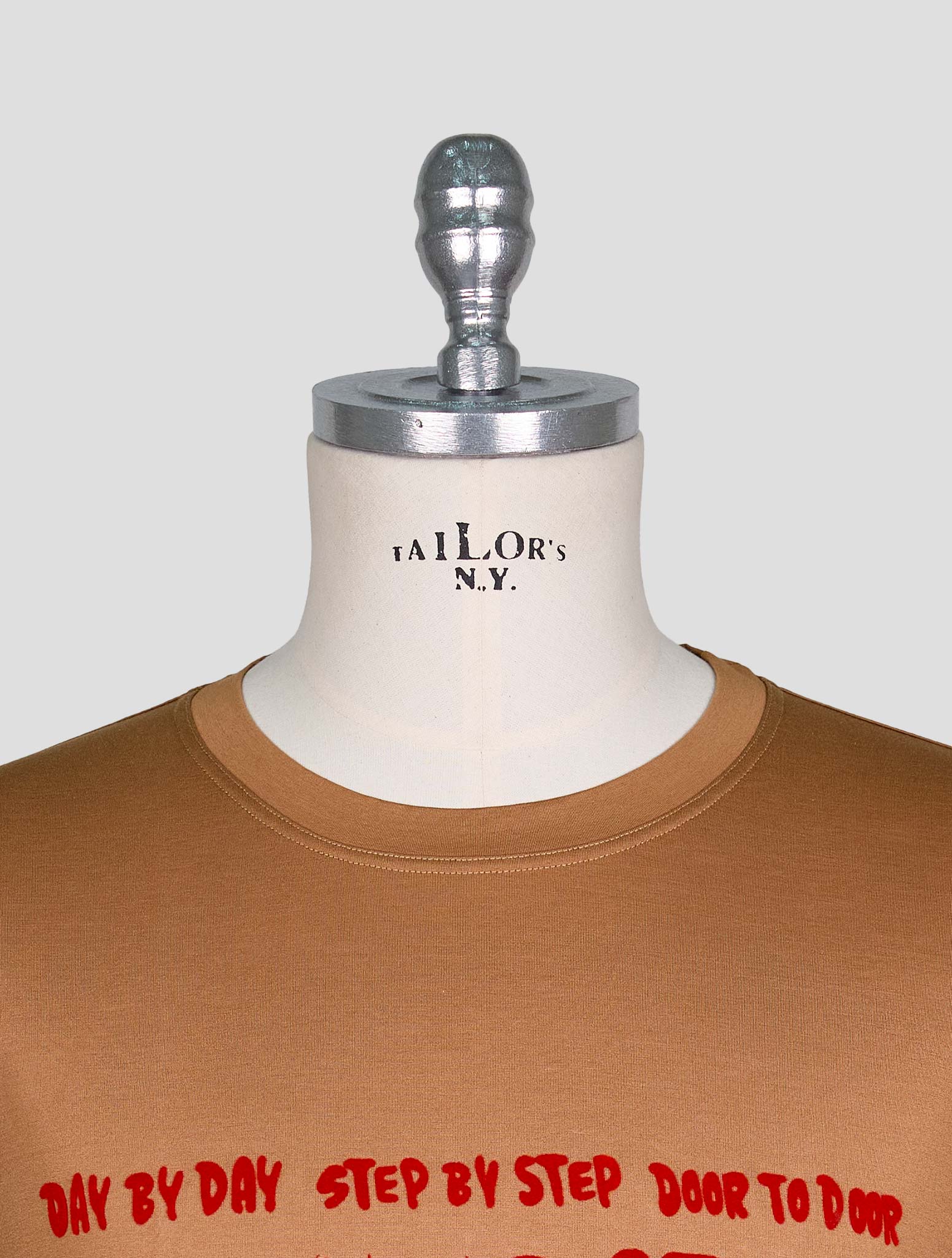 Kiton Brown Cotton T-Shirt