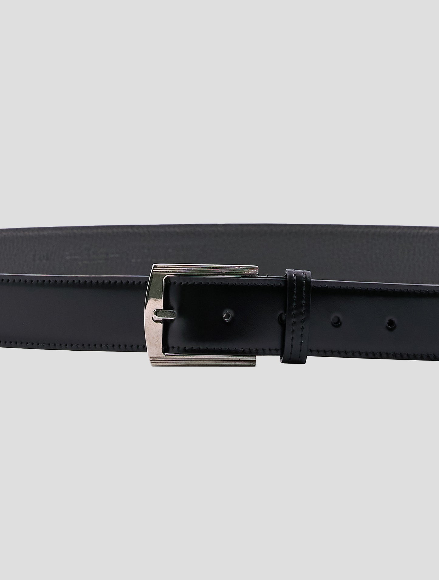 Kiton Black Leather Belt