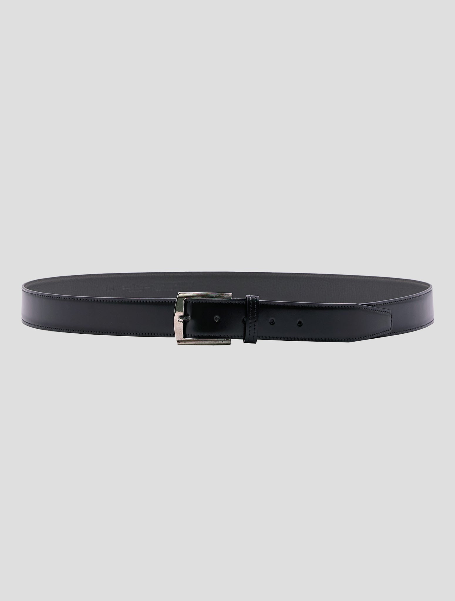 Kiton Black Leather Belt