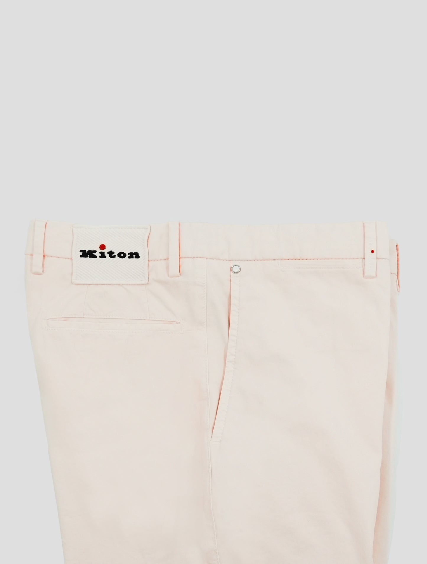 Kiton Pink Cotton Ea Pants