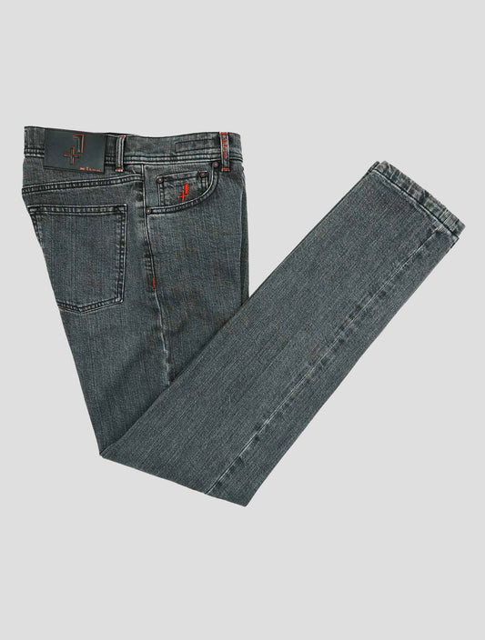 Kiton Gray Cotton Ea Special Edition Plus One Jeans
