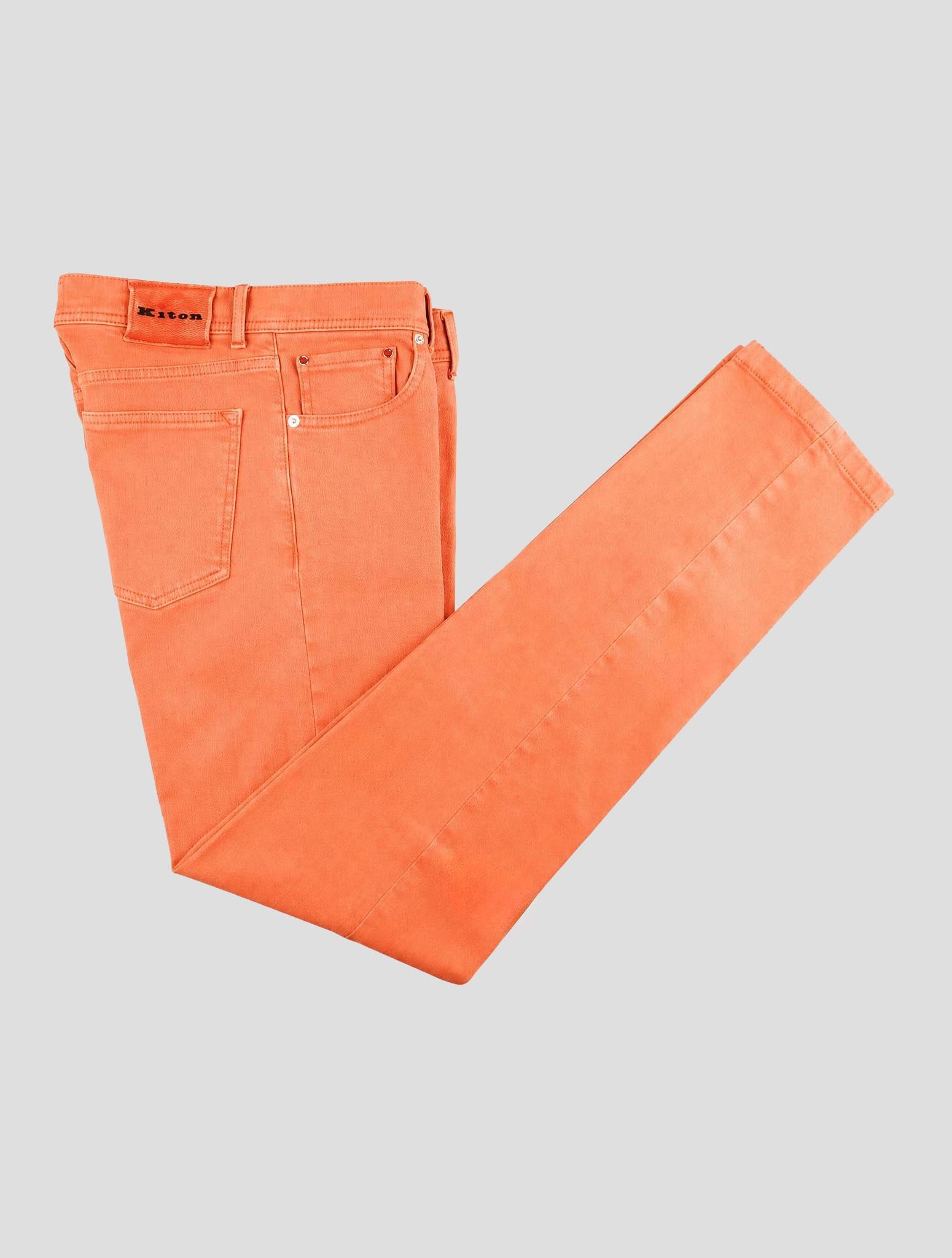 Kiton Red Cotton Ea Jeans