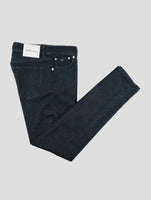 Kiton Dark Blue Cotton Ea Jeans