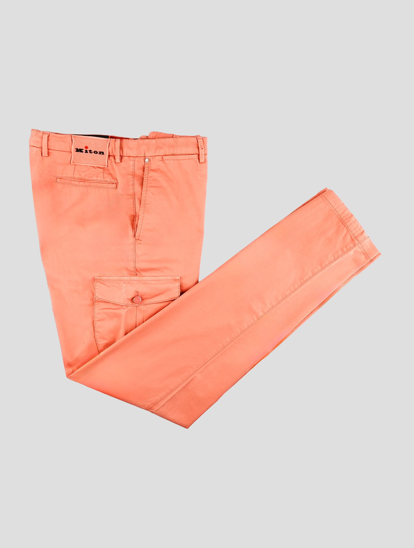 Kiton Pink Cotton Ea Cargo Pants