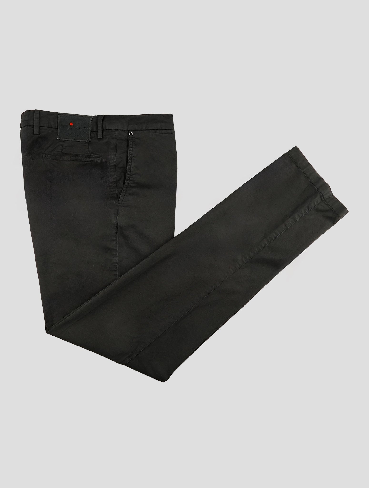 Kiton Black Cotton Ea Pants