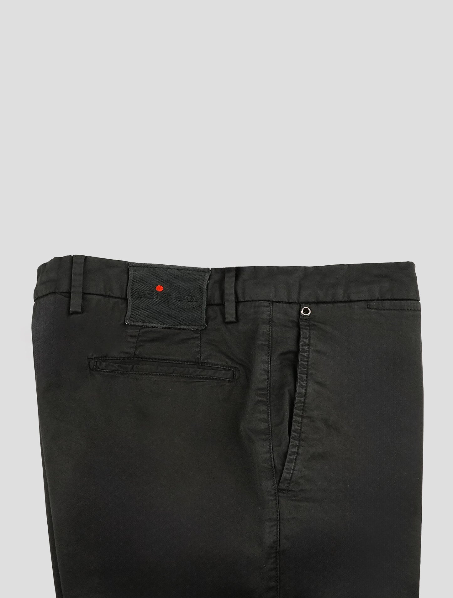 Kiton Black Cotton Ea Pants