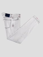 Kiton Gray Cotton Ea Jeans