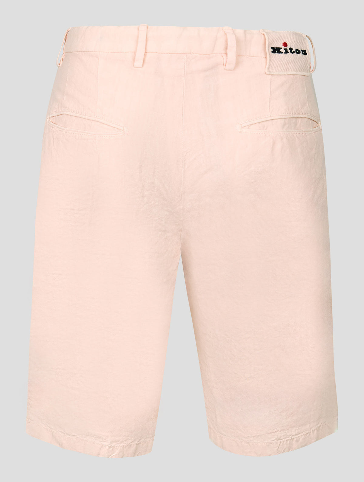 Kiton Pink Linen Short Pants